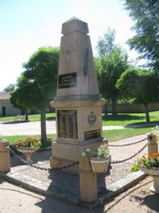 Oorlogsmonument Fourilles