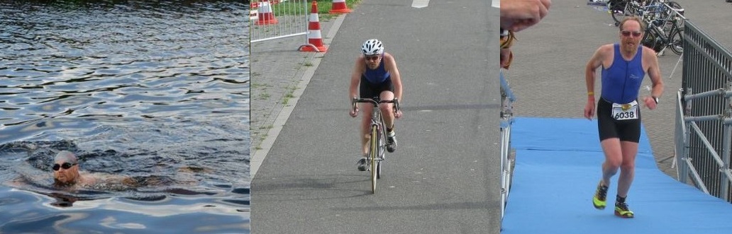 Henk zwemt-fietst-loopt