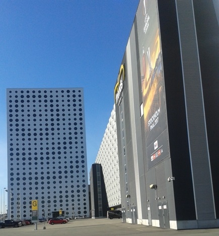 Hotel en deel stadion Solna