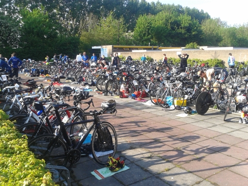 Parc fermé in fietsenstalling